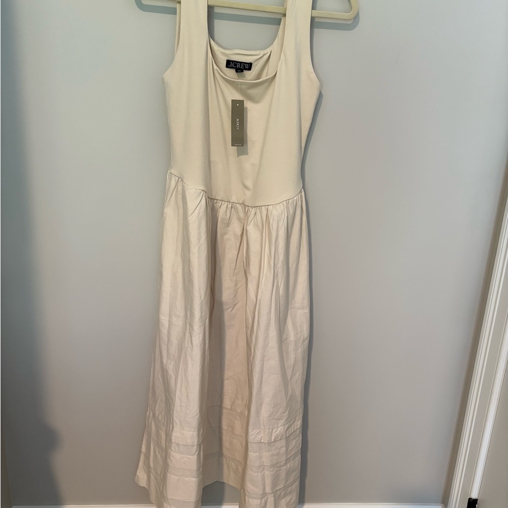 J. Crew Cream PetiteM Maxi Dress NWT